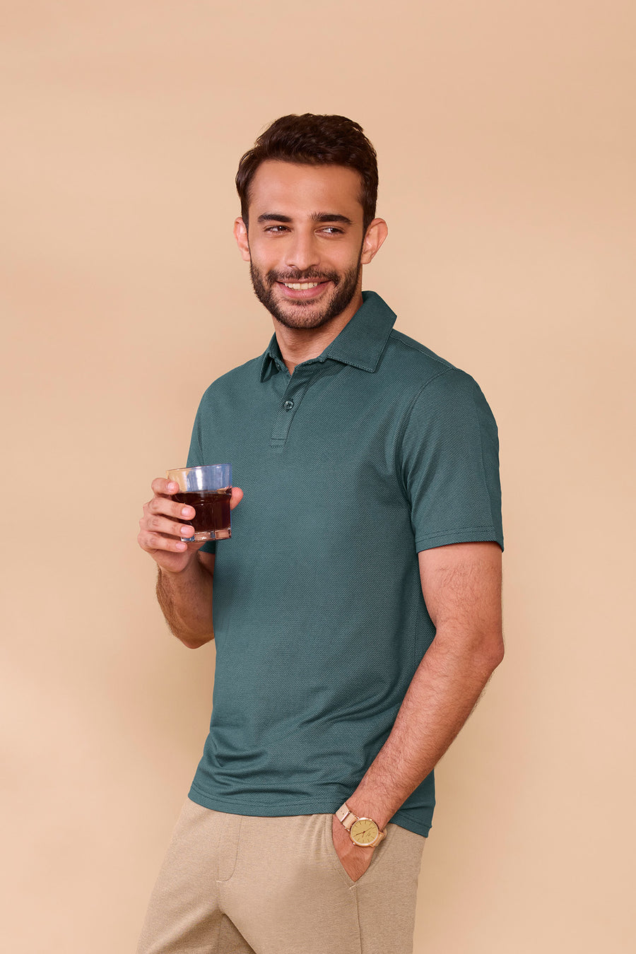 classic polo tshirt marine blue